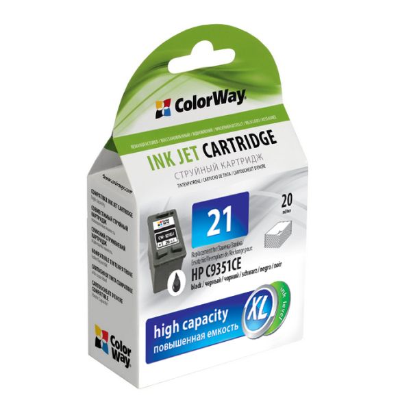 Картридж струменевий ColorWay сумісний з HP C9351CE (CW-H21XL-I)