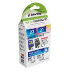 Комплект картриджів ColorWay сумісний з HP HP-21XL/HP-22XL (CW-H21XL/H22XLSET)