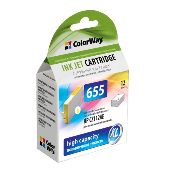 Картридж струменевий ColorWay сумісний з HP CZ112AE (CW-H655Y)