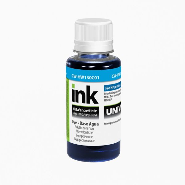 Чорнило ColorWay HP HW130 C Dye-based 100 ml (CW-HW130C01)