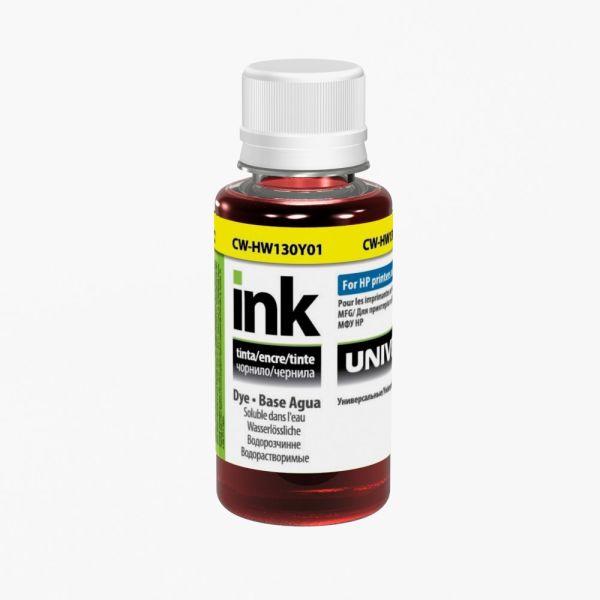 Чорнило ColorWay HP HW130 Y Dye-based 100 ml (CW-HW130Y01)