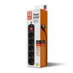 Мережевий фільтр СolorWay 5 розеток/3M black