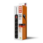 Мережевий фільтр СolorWay 5 розеток/5M black