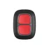 Бездротова екстрена кнопка Ajax DoubleButton Black