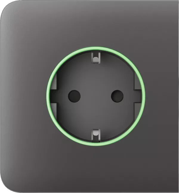 Боковая панель для встроенной розетки Ajax SideCover (smart) Gray