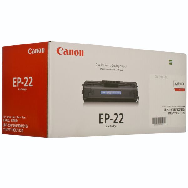 Картридж тон. Canon EP-22 для LBP-800, HP LJ 1100 2500 ст. Black (1550A003)