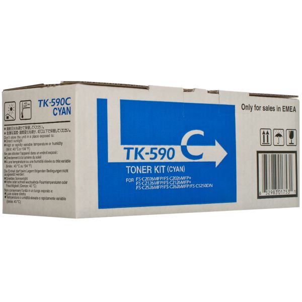 Тонер-картридж TK-590C синій Kyocera Mita (1T02KVCNL0)