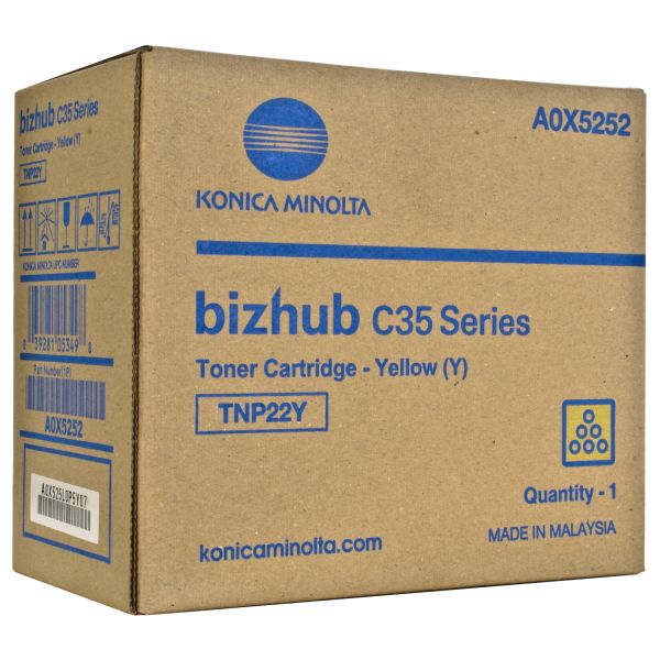 Тонер-картридж TNP-22Y жовтий Konica Minolta (A0X5252)