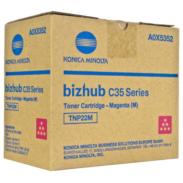 Тонер-картридж TNP-22M пурпуровий Konica Minolta (A0X5352)