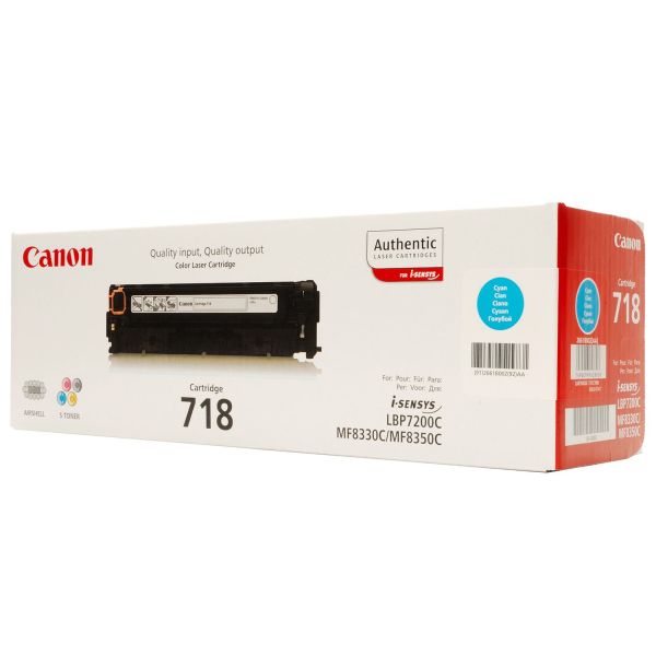 Картридж тон. Canon 718 для LBP-7200, MF9220 2900 ст. Cyan (2661B002)