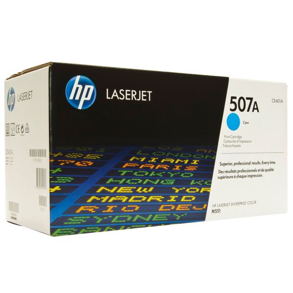 Картридж оригінальний HP 507A (CE401A) Cyan