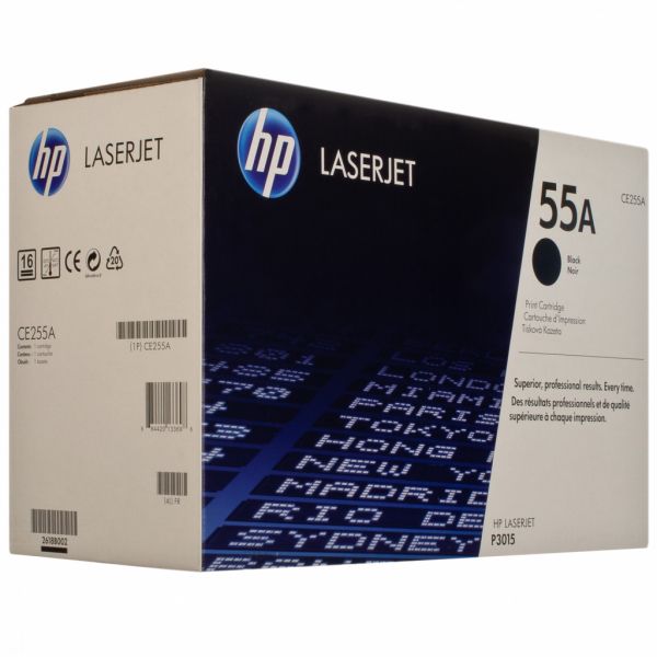 Картридж 55A чорний HP (CE255A)
