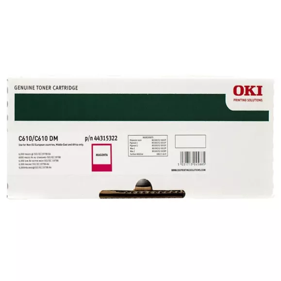 Тонер-картридж C610 NEU пурпуровий Oki (44315322)