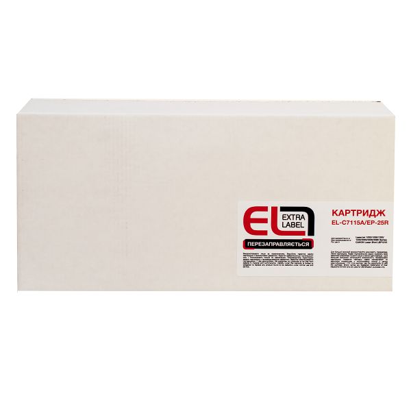 Картридж сумісний Extra Label для HP 15A (C7115A) // Canon EP-25 Black
