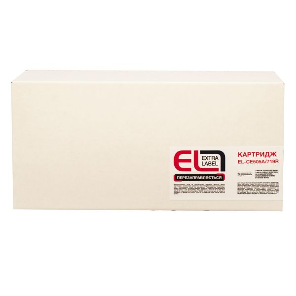 Картридж сумісний Extra Label для HP 05A (CE505A) / Canon 719