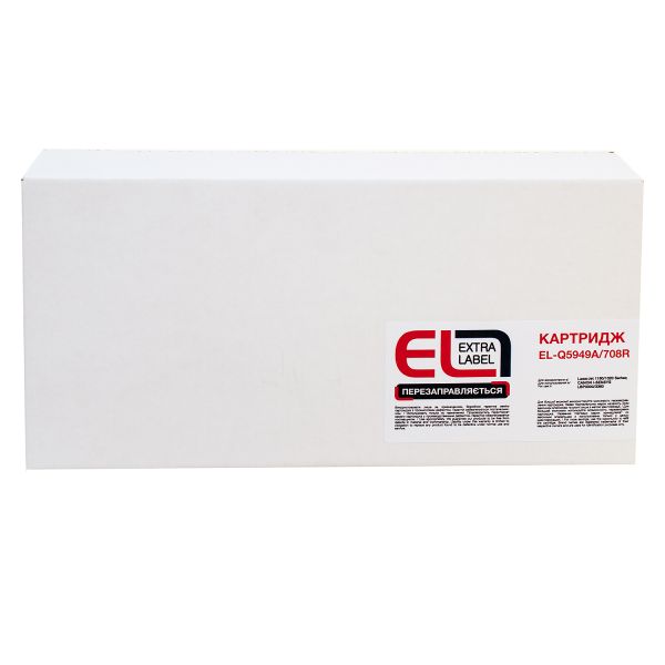 Картридж сумісний Extra Label для HP 49A (Q5949A) / Canon 708  