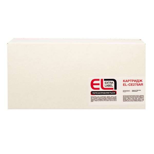 Картридж сумісний Extra Label  для HP 78A (CE278A) / Canon 728 Black