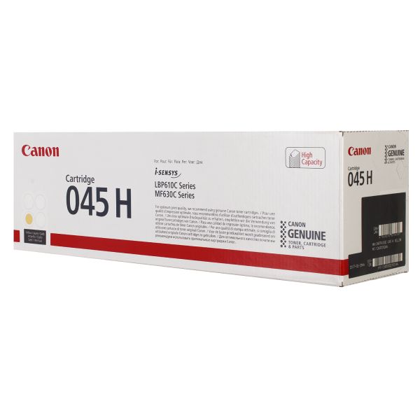 Картридж тон. Canon 045H для MF-610/630 2200 в. Yellow (1243C002)