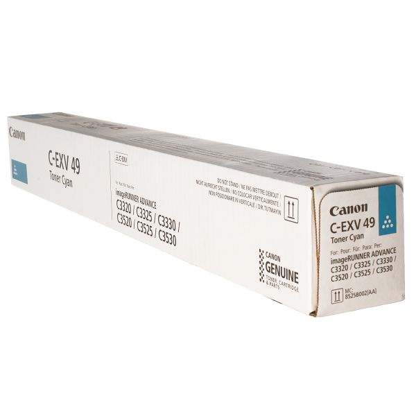 Туба з тонером Canon C-EXV49 для iR-C3325i 19000 ст. Cyan (8525B002)