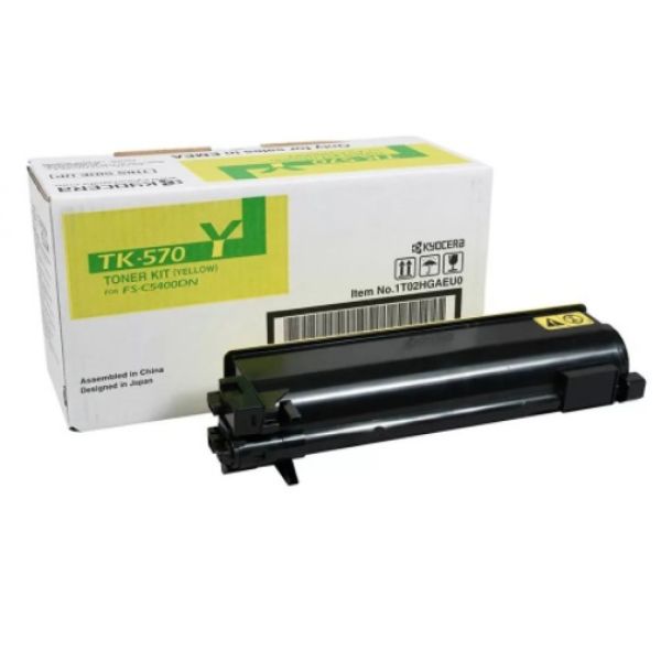 Тонер-картридж TK-570Y жовтий Kyocera Mita (1T02HGAEU0)