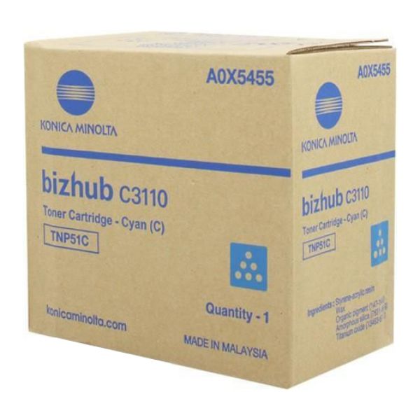 Тонер-картридж TNP-51C синій Konica Minolta (A0X5455)