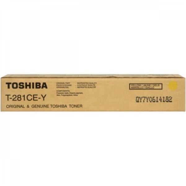 Тонер-картридж T-281C EY жовтий Toshiba (6AK00000107/6AG00000843)