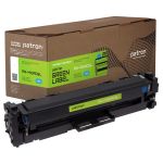 Картридж сумісний HP 410A (CF411A) синій Green Label Patron