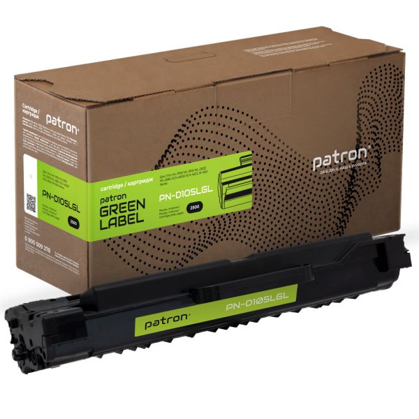 Картридж совместимый Samsung MLT-D105L (ML-1910) Green Label Patron (PN-D105LGL)