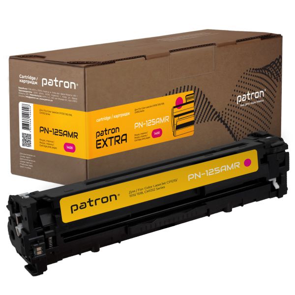 Картридж сумісний HP 125A (CB543A) пурпуровий Extra Patron