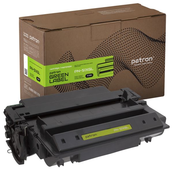 Картридж совместимый Green Label Patron HP 51X (Q7551X)  