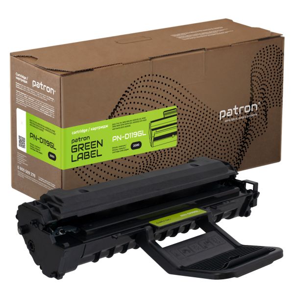 Картридж сумісний Samsung MLT-D119S (ML-1610/ML-2010/SCX-4521/106R01159) Green Label Patron PN-D119GL