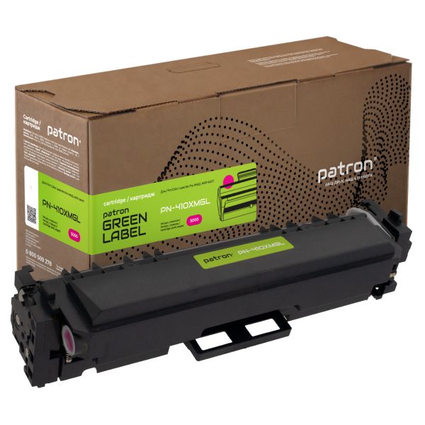 Картридж сумісний Green Label Patron для HP 410X (CF413X) Magenta