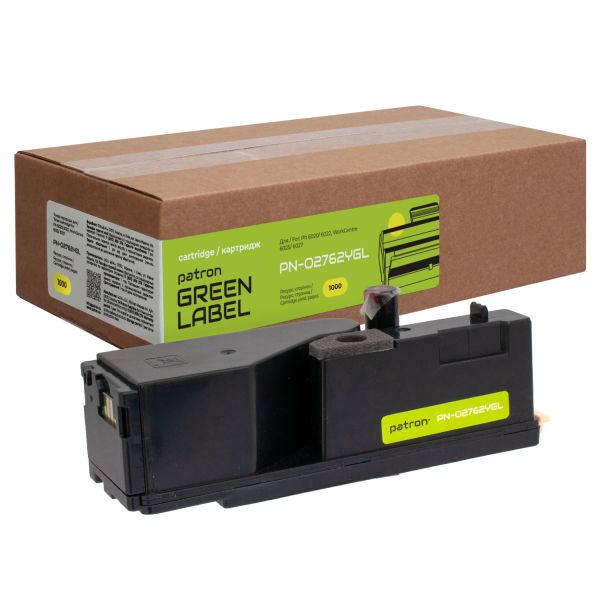 Тонер-картридж совместимый XER 106R02762 Green Label, желтый Patron (PN-02762YGL)
