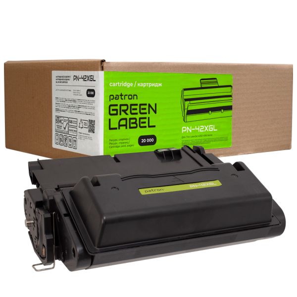 Картридж совместимый HP 42X (Q5942X) Green Label Patron (PN-42XGL)
