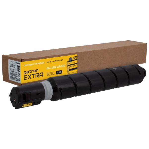 Тонер-картридж сумісний Canon C-EXV54 чорний Extra Patron (PN-CEXV54BR)