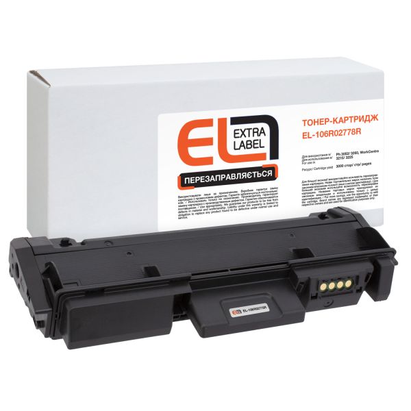 Тонер-картридж сумісний XER 106R02778 (Ph 3052) Extra Label (EL-106R02778R)
