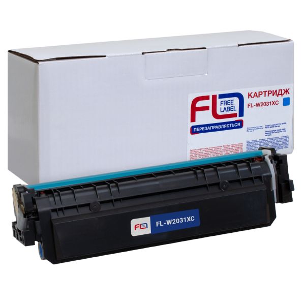 Картридж сумісний Free Label  HP 415X (W2031X) синій
