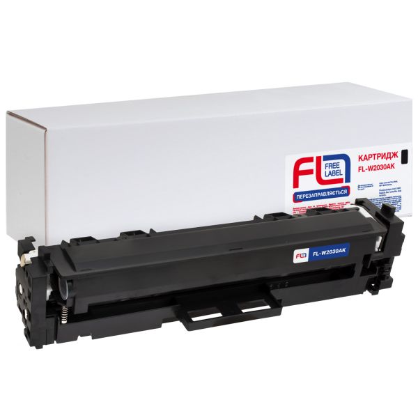 Картридж совместимый HP 415A (W2030A) черный, версия без чипа Free Label