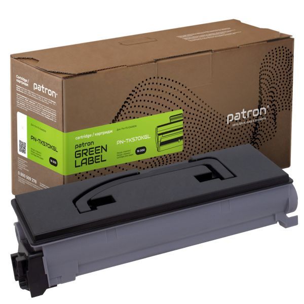 Тонер-картридж сумісний Kyocera Mita TK-570M пурпуровий Green Label Patron (PN-TK570MGL)