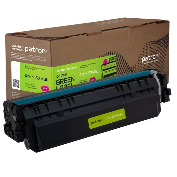 Сумісний Картридж Green Label Patron  HP 415X (W2033X) Magenta