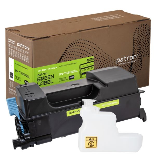 Тонер-картридж сумісний Kyocera Mita TK-3130 Green Label Patron (PN-TK3130GL)