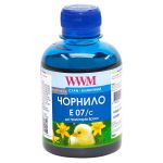 Чорнило WWM для Epson Stylus C42/C48/C62 200г Cyan водорозчинне (E07/C)