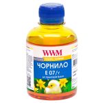 Чорнило WWM для Epson Stylus C42/C48/C62 200г Yellow водорозчинне (E07/Y)