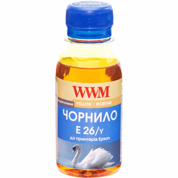 Чернила WWM для Epson Expression Premium XP-600/XP-605/XP-700 100г Yellow водорастворимая (E26/Y-2)