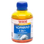 Чорнило WWM для Epson Expression Premium XP-600/XP-605/XP-700 200г Yellow водорозчинне (E26/Y)