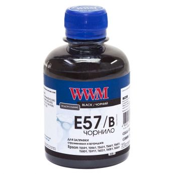 Чернила WWM для Epson Stylus Photo R2400/R2880 200г Black водорастворимые (E57/B)