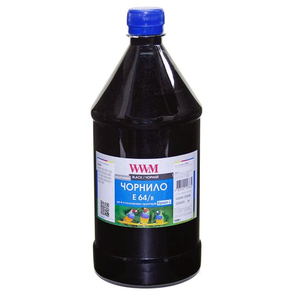 Чернила WWM для Epson L110/L210/L355 1000г Black водорастворимые (E64/B-4)