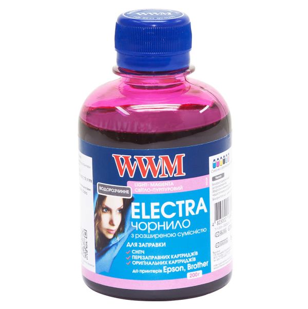 Чорнило WWM ELECTRA для Epson 200г Light Magenta водорозчинне (EU/LM)