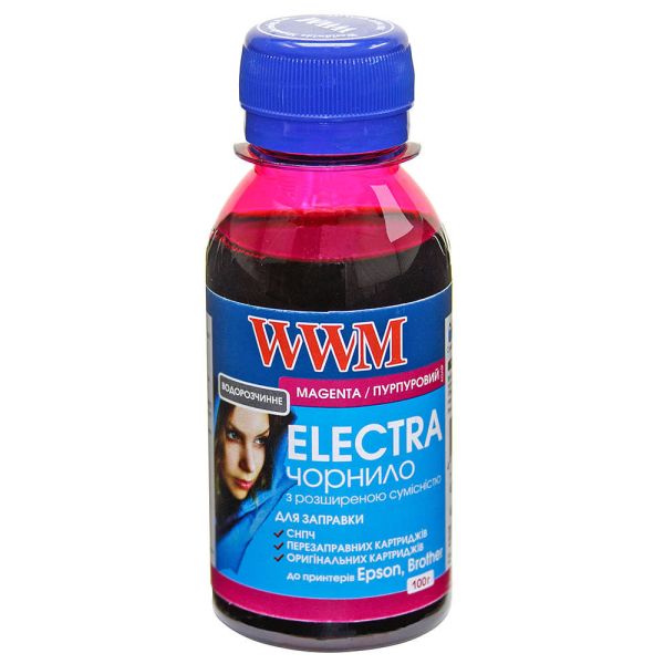 Чорнило WWM ELECTRA для Epson 100г Magenta водорозчинне (EU/M-2)