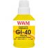 Чернило WWM GI-40 для Canon G5040/G6040 190г Yellow (G40Y)